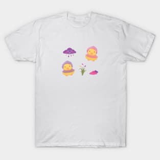 Duck Set | Raincoat Duck | Duck In The Rain | Rain Duck T-Shirt